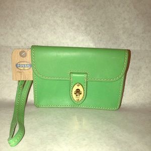 Fossil Austin Leather Wristlet